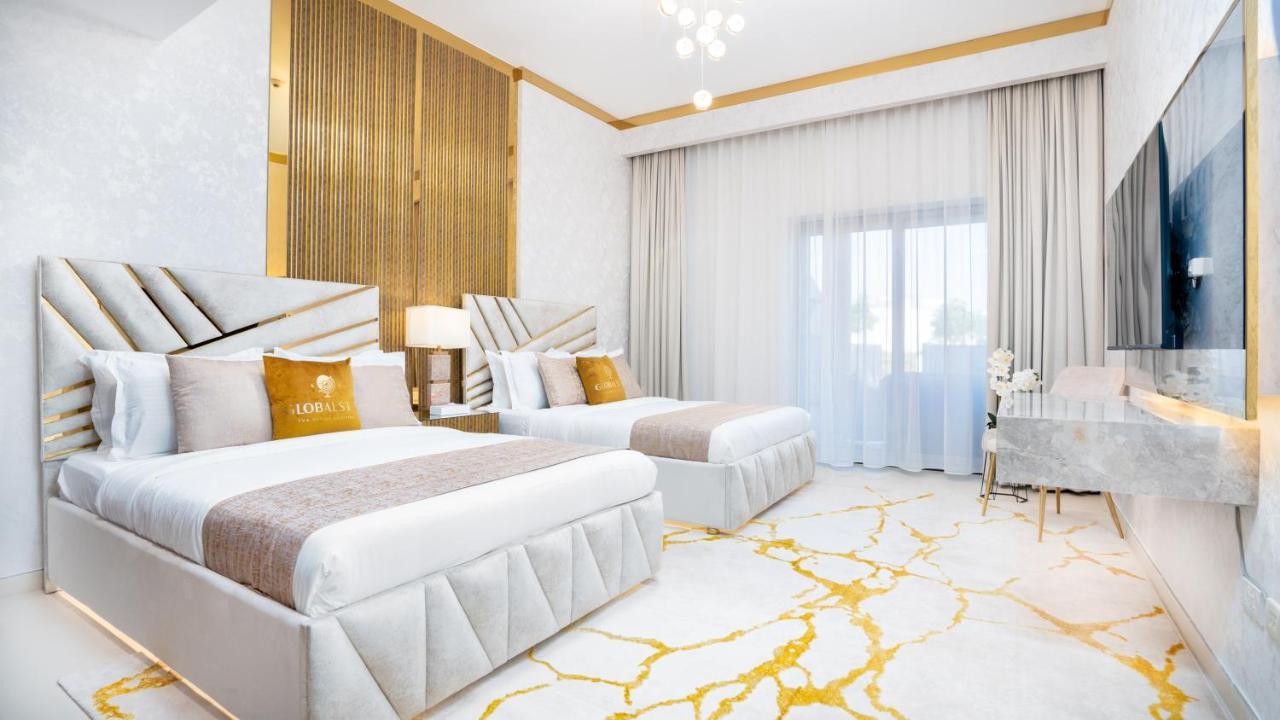 Exclusive Retreat Globalstay'S New 3Br Townhouse With Private Pool Дубай Экстерьер фото